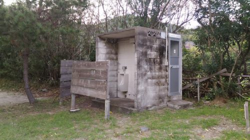 吹上浜キャンプ場のトイレ